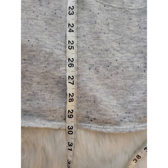 Max Studio Womens Sweatshirt Dress Gray Hooded Drawstring Waist Sleeveless S - Picture 4 of 6